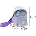 thumbnail image 7 of YOUI-GIFTS Cute Unicorn Dinosaur Crossbody Chest Bag Cartoon Sling Shoulder Bag for Travelling Hiking, 7 of 7
