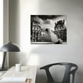 thumbnail image 4 of Nawypu The Louvre Pyramid - B&W Photography - 48x16 Gallery Wrapped Canvas Wall Art B&W, 4 of 6