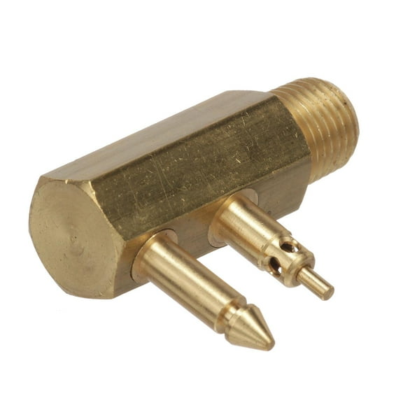 Seachoice Deluxe Fuel Connector for OMC (J/E), Brass, Male Tank Fitting 1/4" NPT