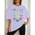 thumbnail image 6 of MOUSYA Magical Princess Bow Shirt Women Oversized Magic Kingdom Princess Shirt Cute Ribbons and Bows Family Holiday Tee Top, 6 of 8