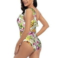 thumbnail image 4 of Honeii Butterflies2 for women's one-piece swimsuit featuring a chic one-shoulder design experience elegance and style in the water-XX-Large, 4 of 6