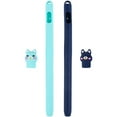 thumbnail image 1 of 2 Pcs Étui de Protection en Silicone pour Stylet Compatible avec Apple Pencil 1, 1 of 7