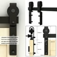 thumbnail image 3 of CCJH 6 ft, Bi-Folding Barn Barn Door Hardware Kit, 3 of 5