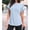 Light Blue, variant on Sevevn Women Textured Shirts Fall Sweaters Loose Fit Short Sleeve Tunic Tops 2026 Dressy Casual Business Blouse