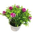 thumbnail image 2 of Flmtop 1Pc Potted Artificial Flower Rose Stage Garden Wedding Home Party Decor Props, 2 of 7