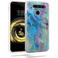 thumbnail image 3 of GSA Gold Flake Marble Candy Case for LG V50 ThinQ - Colorful Galaxy, 3 of 4