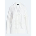 thumbnail image 6 of Scoop Women’s V Neck Sweater Cardigan, Midweight, Sizes XS-4X, 6 of 6
