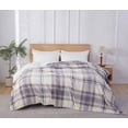 thumbnail image 2 of CHAPS PRINTED PLAID PLUSH BLANKET, 90 X 90, 2 of 5