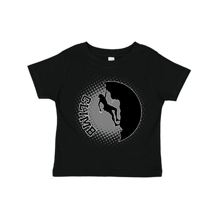 

Inktastic Rock Climbing Silhouette Gift Toddler Boy or Toddler Girl T-Shirt