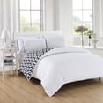 thumbnail image 5 of Chic Home Sabina 2-Piece Reversible Geometric Comforter Set, Twin, White, 5 of 7