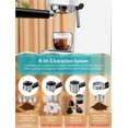 Gevi Espresso Machine 20 Bar Automatic Coffee Maker with Milk Frother
