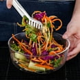 thumbnail image 5 of Stainless Steel Kitchen Spaghetti Tongs Food Serving Utensil with Secure Grip, 5 of 6