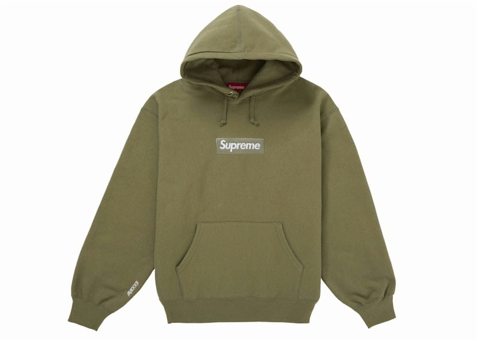 Supreme Men's Box Logo Hooded Sweatshirt (FW25) Cyan, from StockX