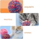 thumbnail image 3 of GOOHOCHY Pelotas de juguete para gatos, juguete chirriante para gatitos, pelotas interactivas para gatos, pelotas de juguete para gatitos, juguete para gatitos., 3 of 8