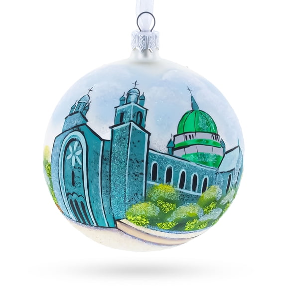 Galway Cathedral, Ireland Glass Ball Christmas Ornament 4 Inches