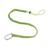 Ergodyne Squids 3100 Tool Lanyard, Single Alum Carabiner, Extended, 10 lb, Lime (2 Units)