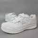 thumbnail image 1 of New Balance 577 V1 USA Made White Leather Walking Shoes Mens 11.5 4E, 1 of 6
