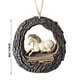thumbnail image 5 of Adornos navideños Animales Adornos navideños Árbol de Navidad Animales Estampados Adornos acrílicos Decoraciones de animales del bosque Decoraciones navideñas Regalos de recuerdo Colgante Colgante, 5 of 6