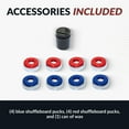 thumbnail image 6 of Hathaway Avenger 9-Foot Shuffleboard for Family Game Rooms with Padded Gutters, Leg Levelers, 8 Pucks and Wax, 6 of 7