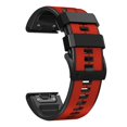 thumbnail image 2 of For Garmin Fenix 7x 22mm Silicone Sports Two-color Watch Band, 2 of 4