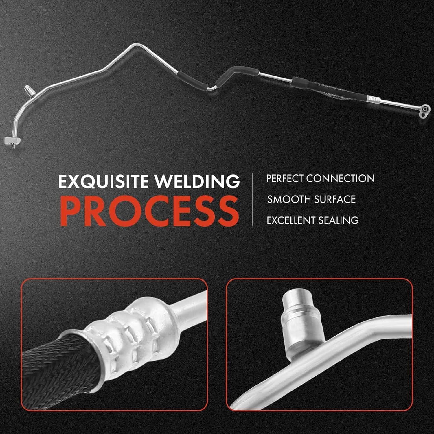 A-Premium A/C Liquid Line Hose Assembly Compatible with Dodge Charger 2014-2021, Challenger 2014-2021 & Chrysler 300 2014-2021, 3.6L 5.7L 6.4L, Condenser to Evap, w/o Orifice Tube