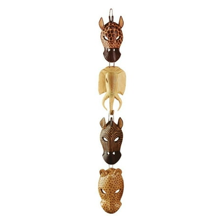 - Hanging Wall Decor, African Animal Masks Bathroom Living Room Wall Art Home (Sold by Case, Pack of 12)