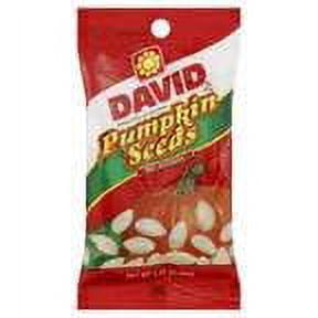 David All Natural Roasted & Salted Pumpkin Seeds 2.25 oz (Pack of 24)