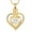 Gold White, variant on Birthstone Heart Cremation Jewelry Urn Necklace for Ashes Crystal Love Heart Cremation Jewelry Urn Ashes Keepsake