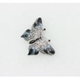 thumbnail image 3 of Faship Gorgeous Black Rhinestone Crystal Enamel Butterfly Pin Brooch, 3 of 5