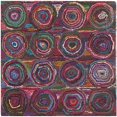 thumbnail image 1 of Safavieh Nantucket Pink Contemporary Rug - Square 8', 1 of 5