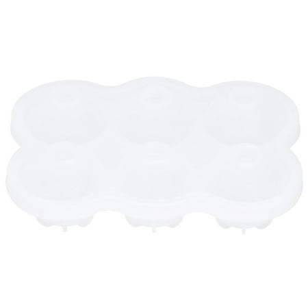 

6‑Grid Silicone Ice Ball Mold with Leaking Hole Round Ice Tray for Kitchen Home Bar