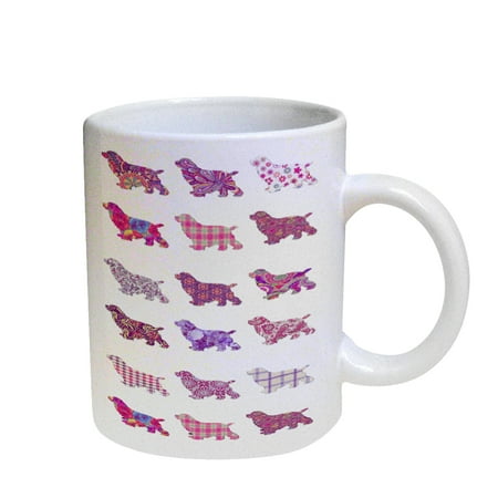 

KuzmarK Coffee Cup Mug Pearl Iridescent White - Cocker Spaniel Dog