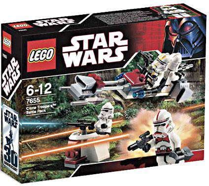 Pre-Owned Star Wars Clone Wars Clone Troopers Battle Pack Set LEGO 7655