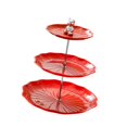 thumbnail image 4 of Expositor de postres y cupcakes, soporte para cupcakes, ideal para cumpleaños, hoteles y bodas. Rojo con oso plateado, 4 of 8
