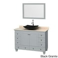 thumbnail image 3 of Wyndham WCV800048SOYIVGS6M24 Oyster Gray Vanity Set + Mirror & Ivory Marble Top, 3 of 4