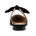 thumbnail image 4 of Journee Womens Telulah Narrow Width Slip On Pointed Toe Mule Flats, 4 of 10