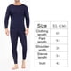 thumbnail image 2 of Ropa interior térmica para hombre, calzoncillos largos con forro polar, conjunto de ropa interior larga para clima frío, parte superior e inferior de invierno, 2 of 5