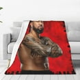 thumbnail image 2 of Jey USO Wrestler Throw Blanket Comfortable Air Conditioner Blanket Blankets for All Seasons Soft Blankets for Living Room for Camping, 2 of 8