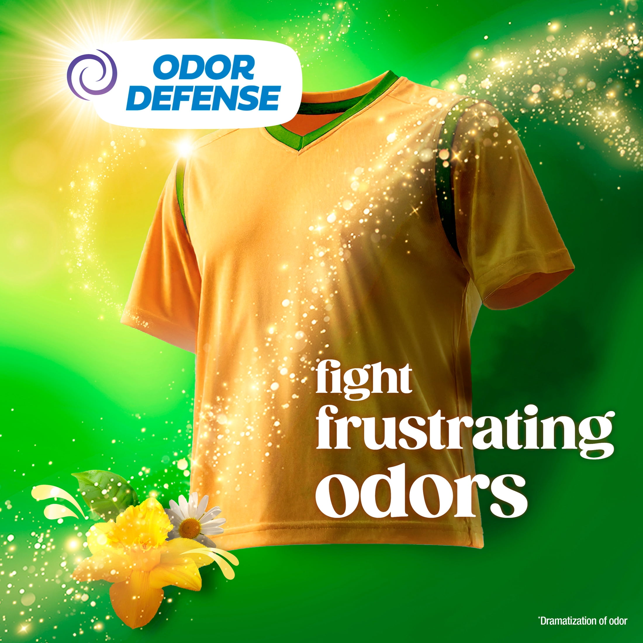 Gain Plus Laundry Detergent Liquid, Now with Odor Defense + OXI, Original Scent, 60 fl oz, 45 Loads