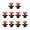 Red, variant on Hvmvliv Lawns Sprinkler 1/2Inch Automatic Rotating Sprinkler Heads Sprinkler 360 Degree Rotation for Garden Irrigation 10Pc Garden Supplies Orange