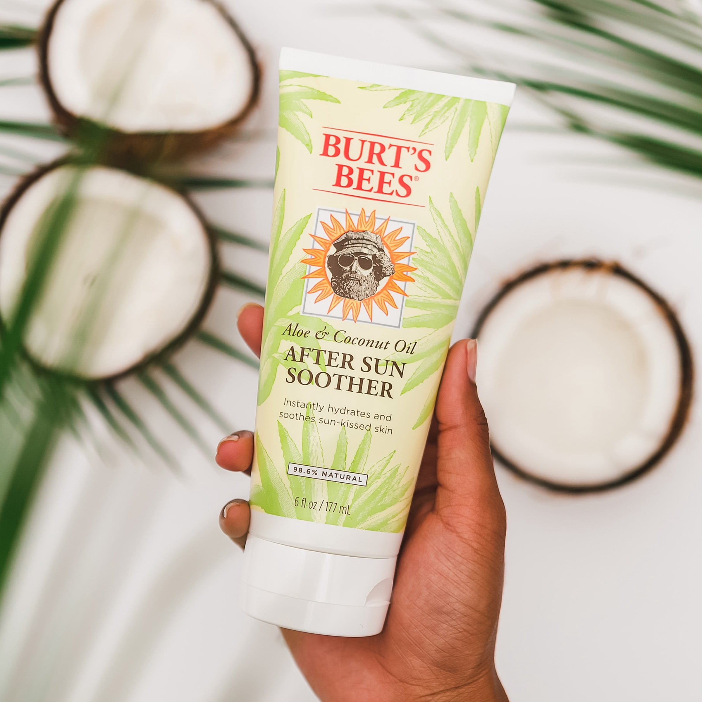 Burt's Bees Aloe & Coconut Oil After-Sun Soother, 6 Oz