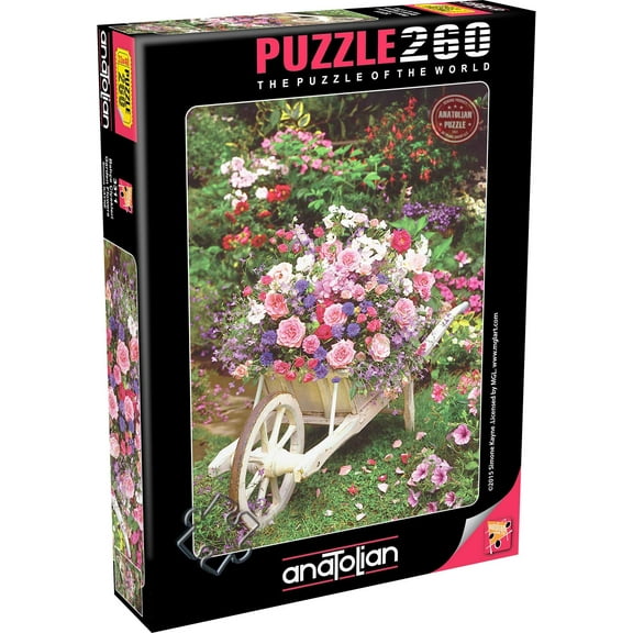 Anatolian Garden Flowers Jigsaw Puzzle (260 Piece)
