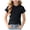 Black, variant on Tshirts Toddler Girl Toddler Baby Girls T Shirts Kids Cotton Casual Crew Neck T-Shirts Little Girl Short Sleeve Shirt Blouse for 1-7 Years(Black,3-4 Years)
