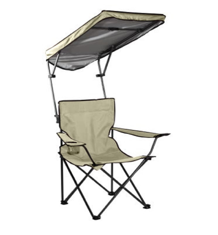 Quik Shade  Basic  Adjustable Taupe  Canopy Chair 