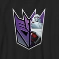 thumbnail image 2 of Boy's Transformers: EarthSpark Megatron Decepticon Logo  Graphic Tee Black Large, 2 of 5
