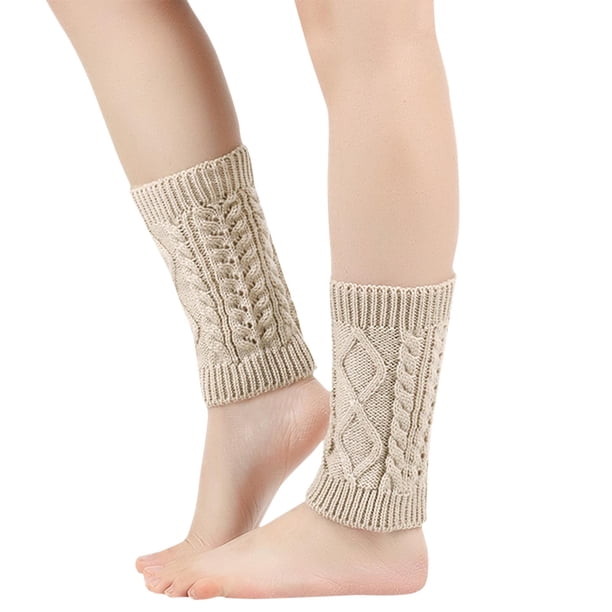 Calcetines de punto cálidos de lana para mujer, calcetines de invierno, calcetines abrigados, calcetines acrílicos para mujer