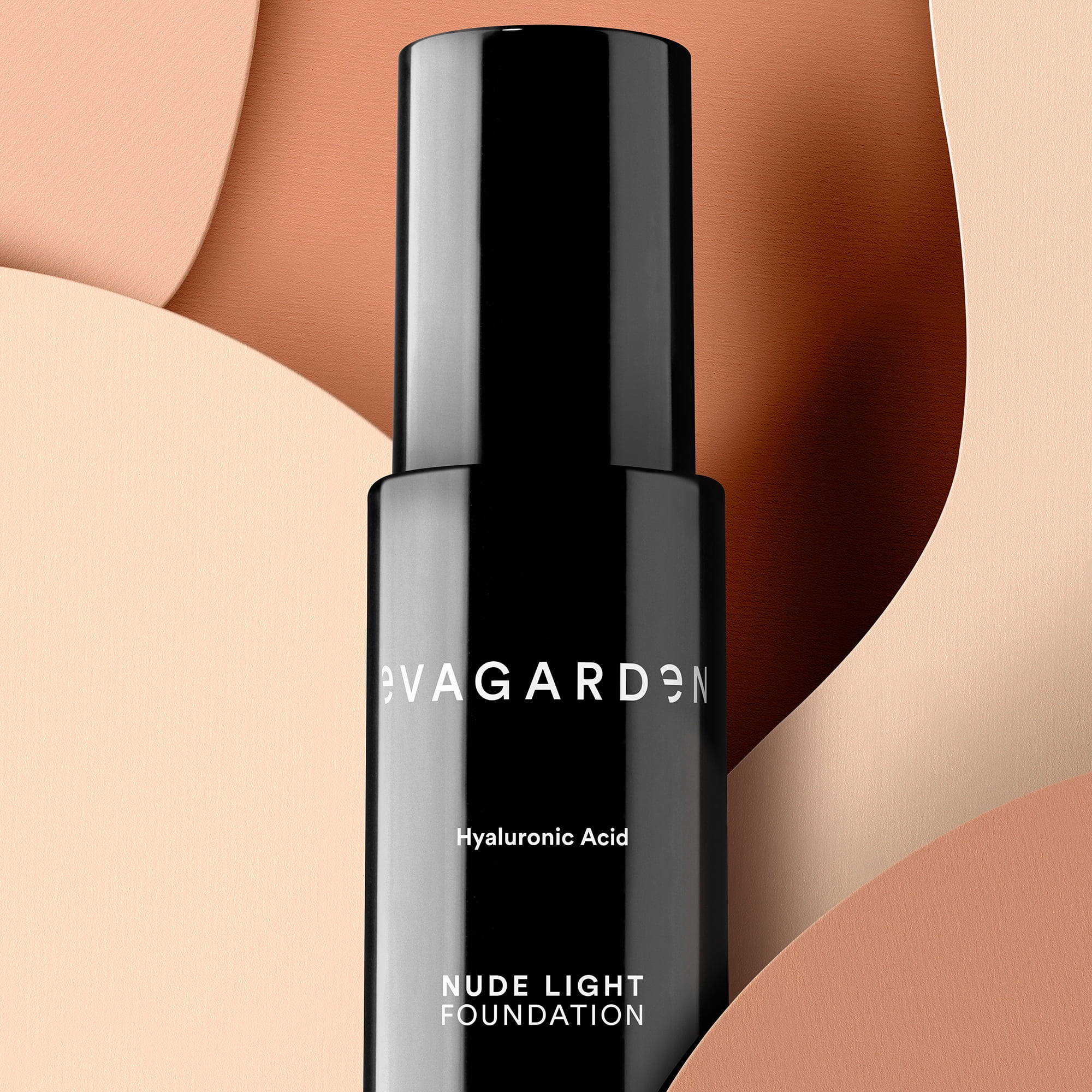 EVAGARDEN Nude Light Foundation - Fluid and Sensorial Makeup - With Moisturizing Properties - Smooth Coverage Blurs Small Imperfections for Flawless Appearance - 281 Ivory - 1.01 oz