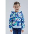 thumbnail image 2 of Sudadera con capucha Disney Lilo & Stitch de forro polar para niñas Blue 4, 2 of 6