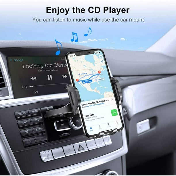 Support universel smartphones pour lecteur CD de voiture