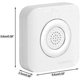 thumbnail image 2 of Timbre con cable Timbre con cable Timbre con cable Timbre con cable DC 12V Alarma con timbre con cable para oficina en casa No requiere pilas Color blanco, 2 of 4